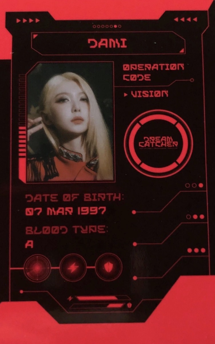 Dami Dreamcatcher photocard from Agent Card