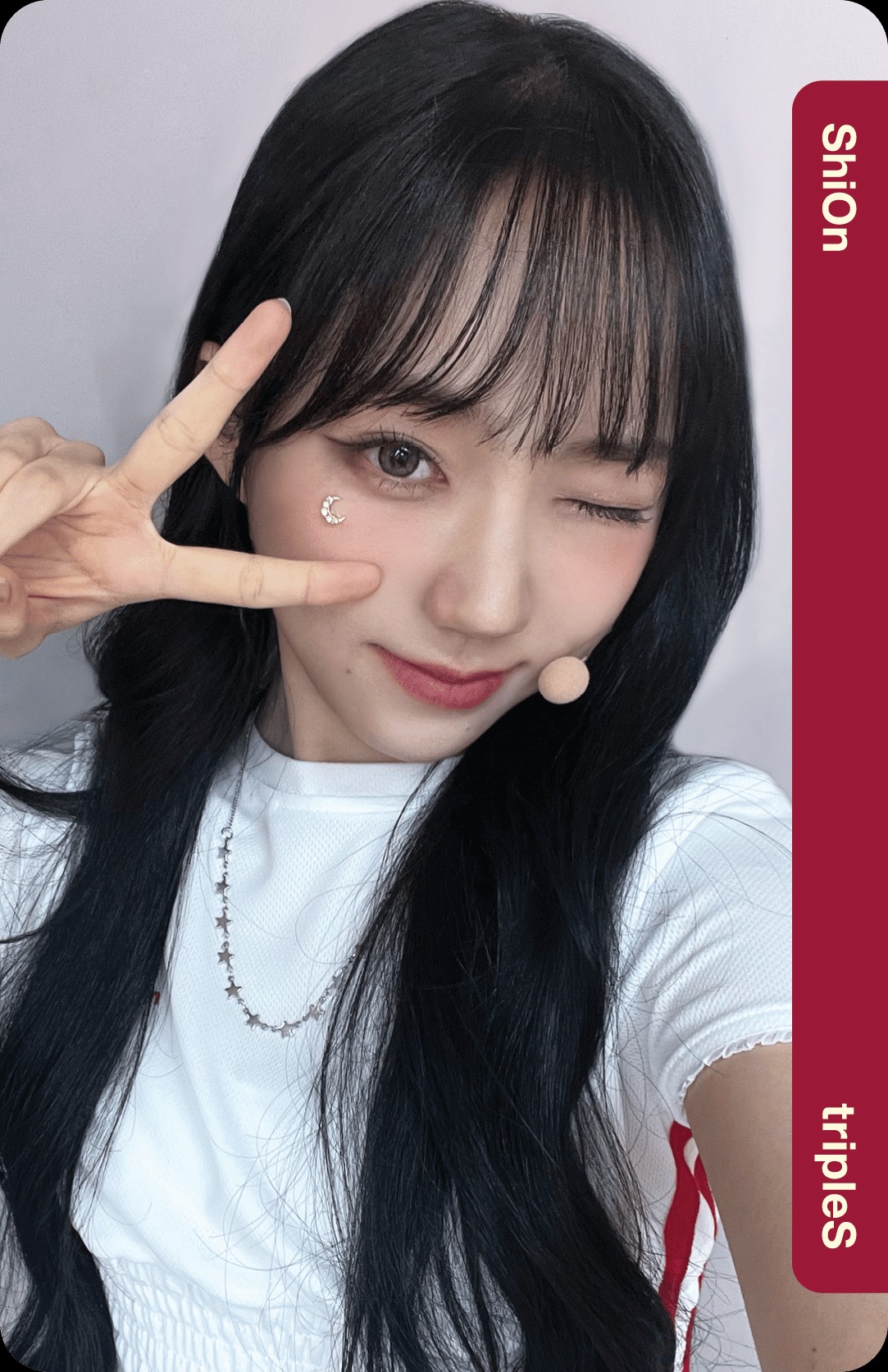 Shion tripleS photocard from Double Class Objekt
