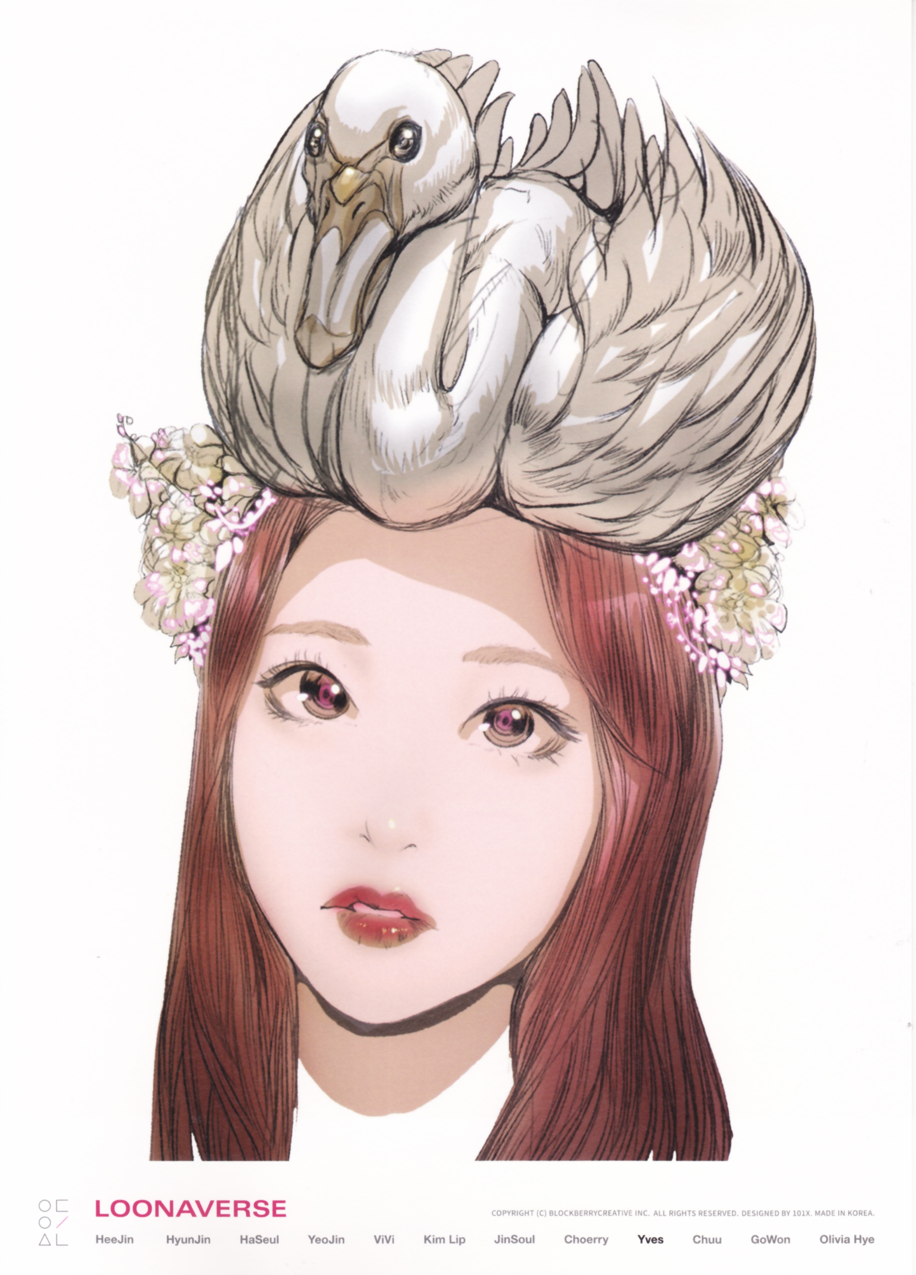 2019 'LOONAVERSE' Concert Illust Poster Set