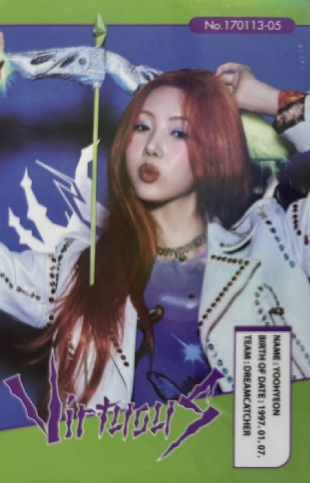 Yoohyeon Dreamcatcher photocard from Character Card
