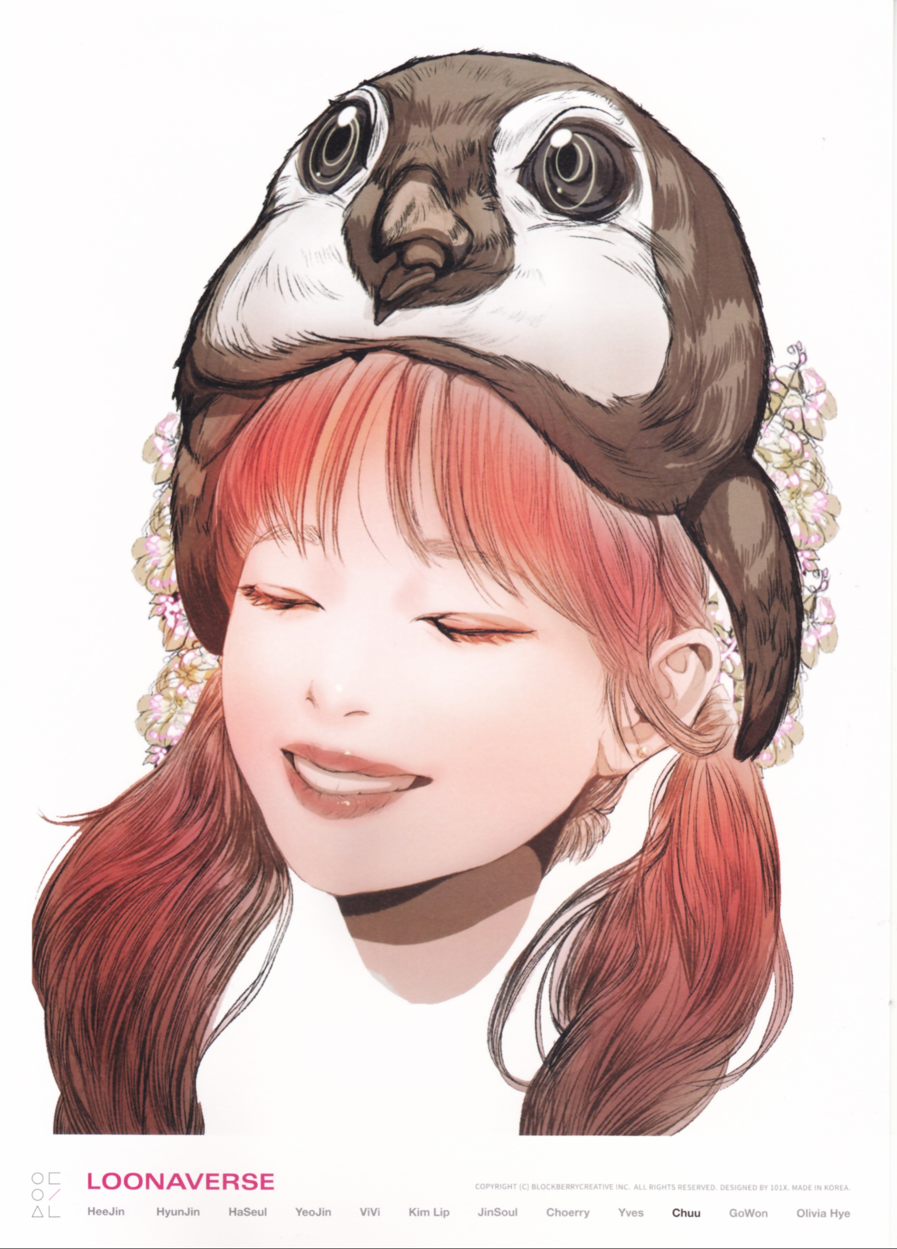 2019 'LOONAVERSE' Concert Illust Poster Set