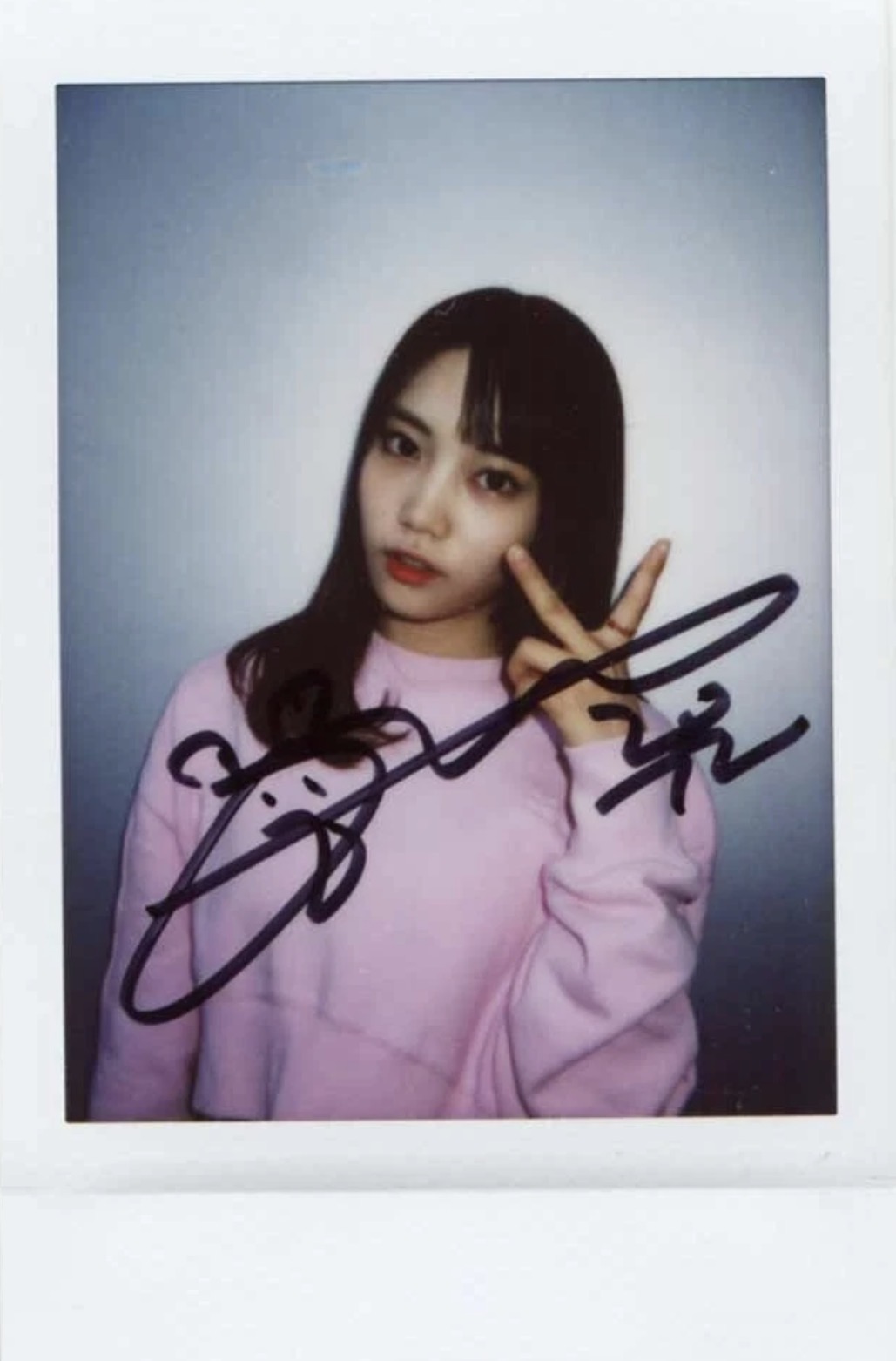 Autographed Polaroid Benefit