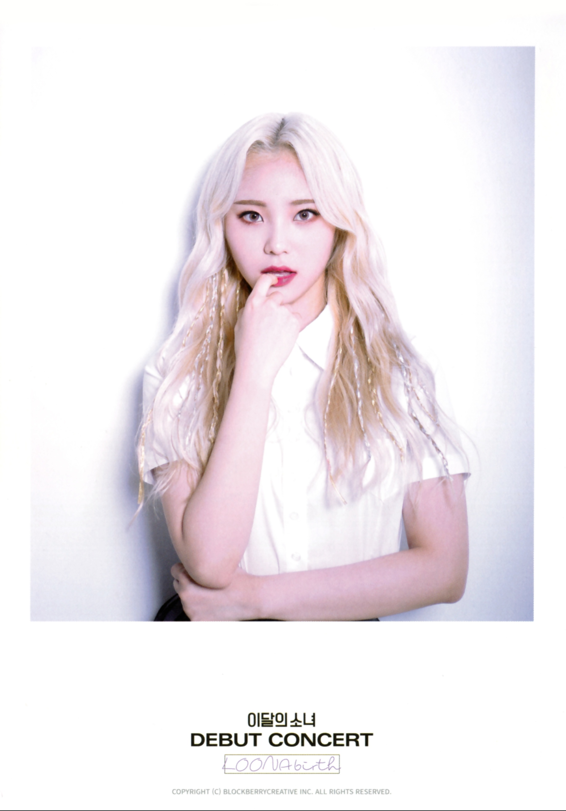 JinSoul LOONA photocard from Photo Set