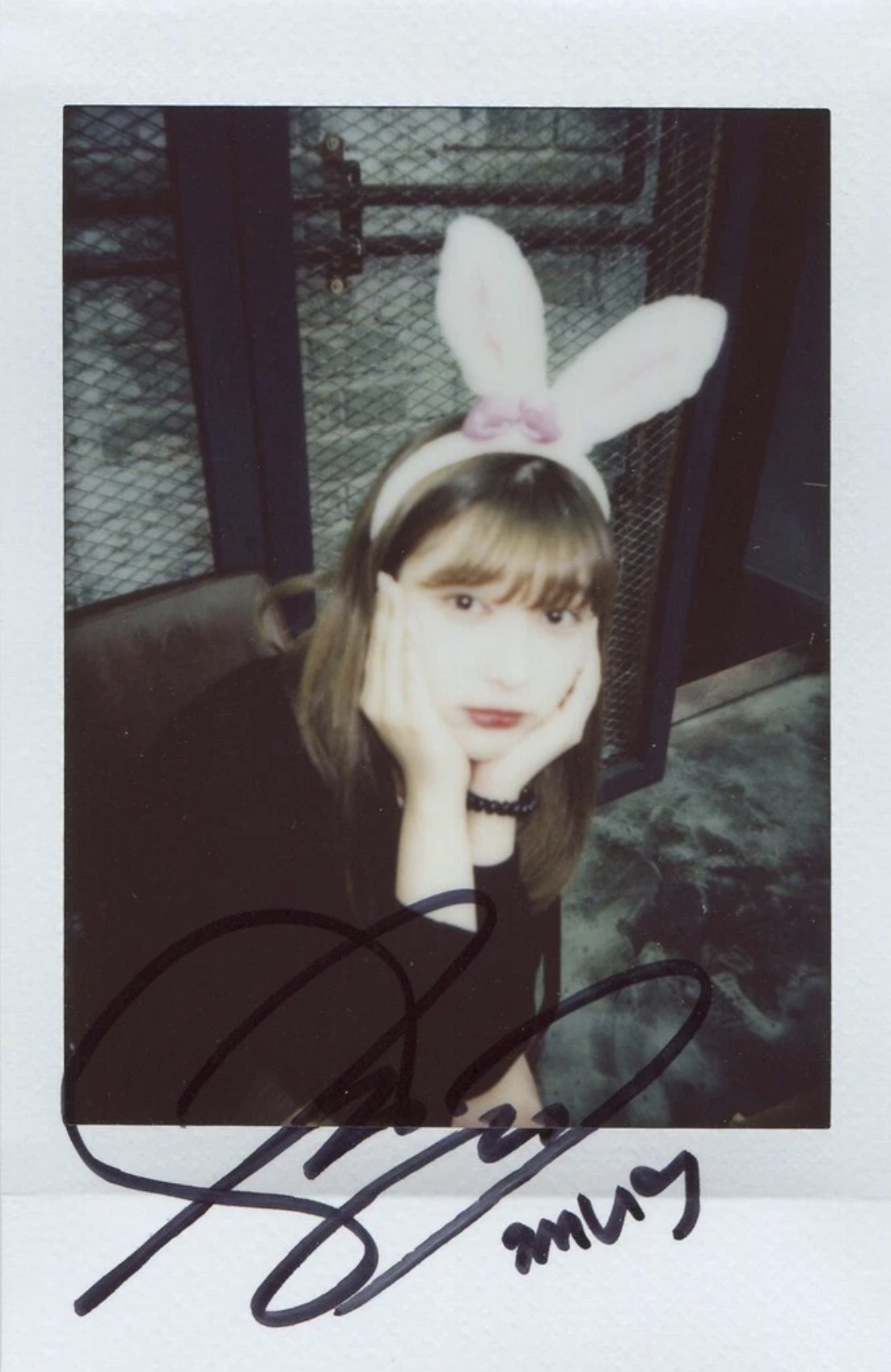 Jenny DIA photocard - YOLO Autographed Polaroid Benefit