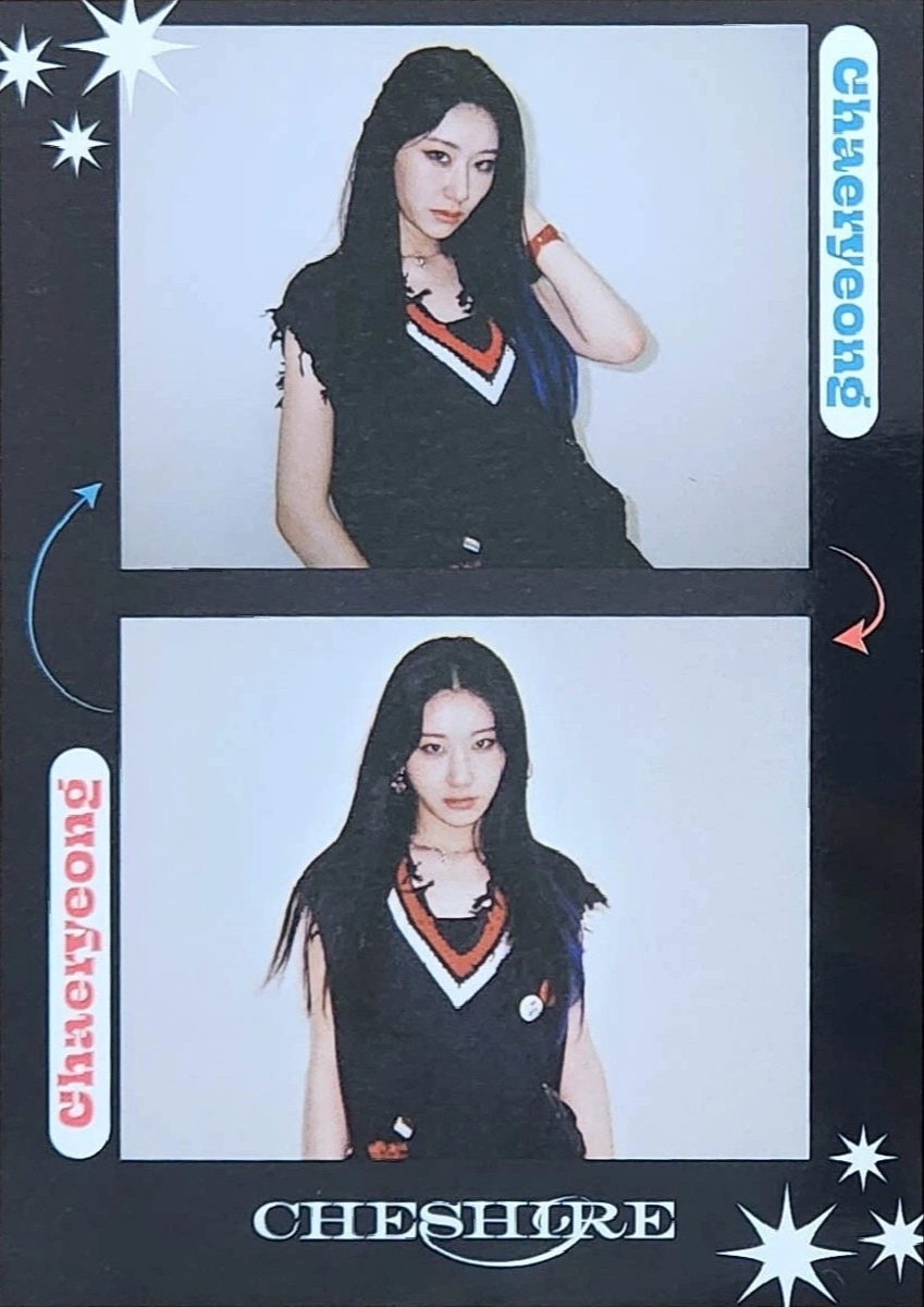 Chaeryeong ITZY photocard from Set Benefit