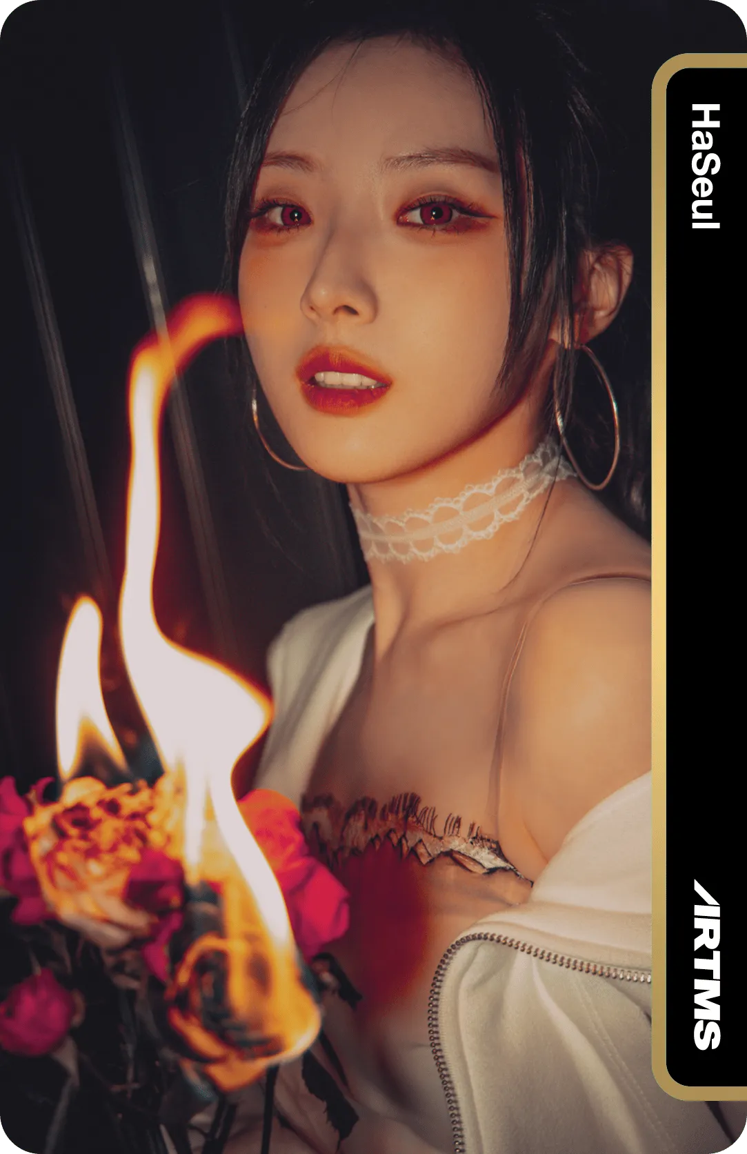 Haseul ARTMS photocard - BURN Double Class Objekt