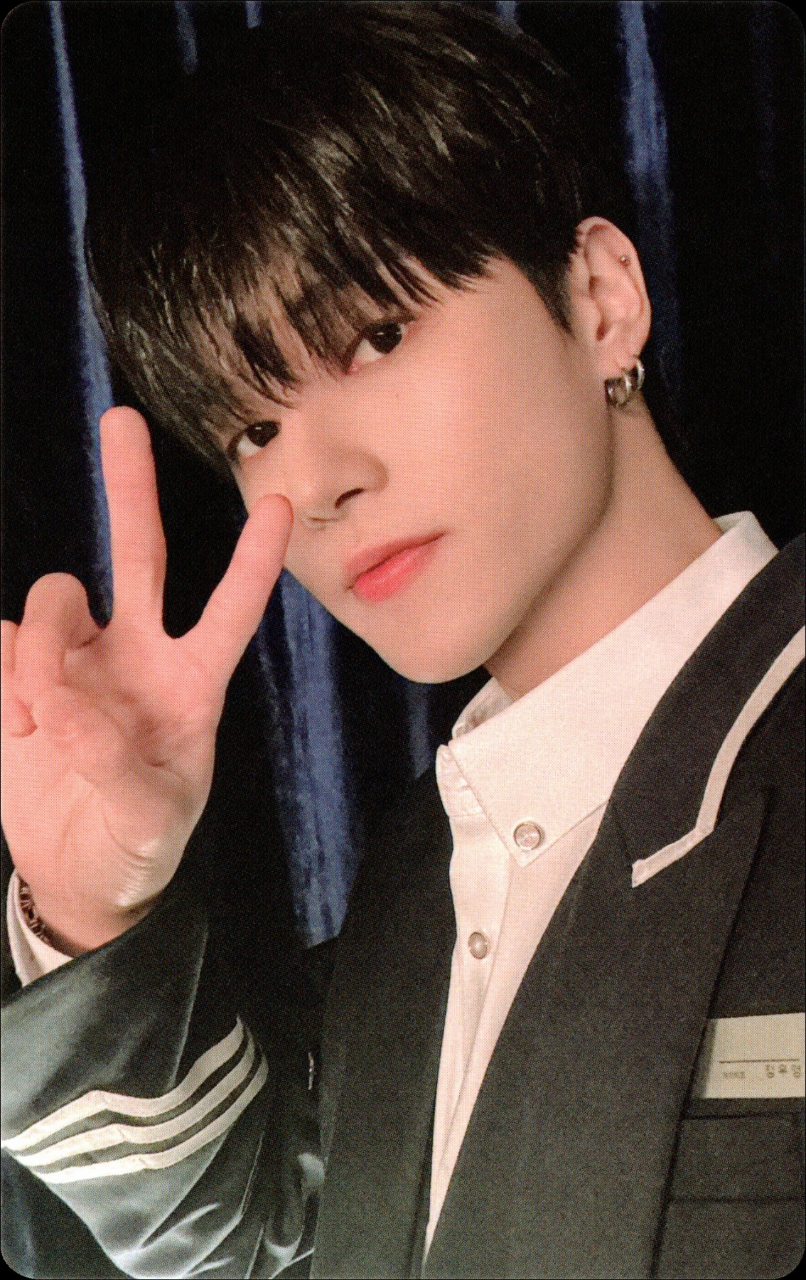 Wooyoung ATEEZ photocard from Photocard Set A