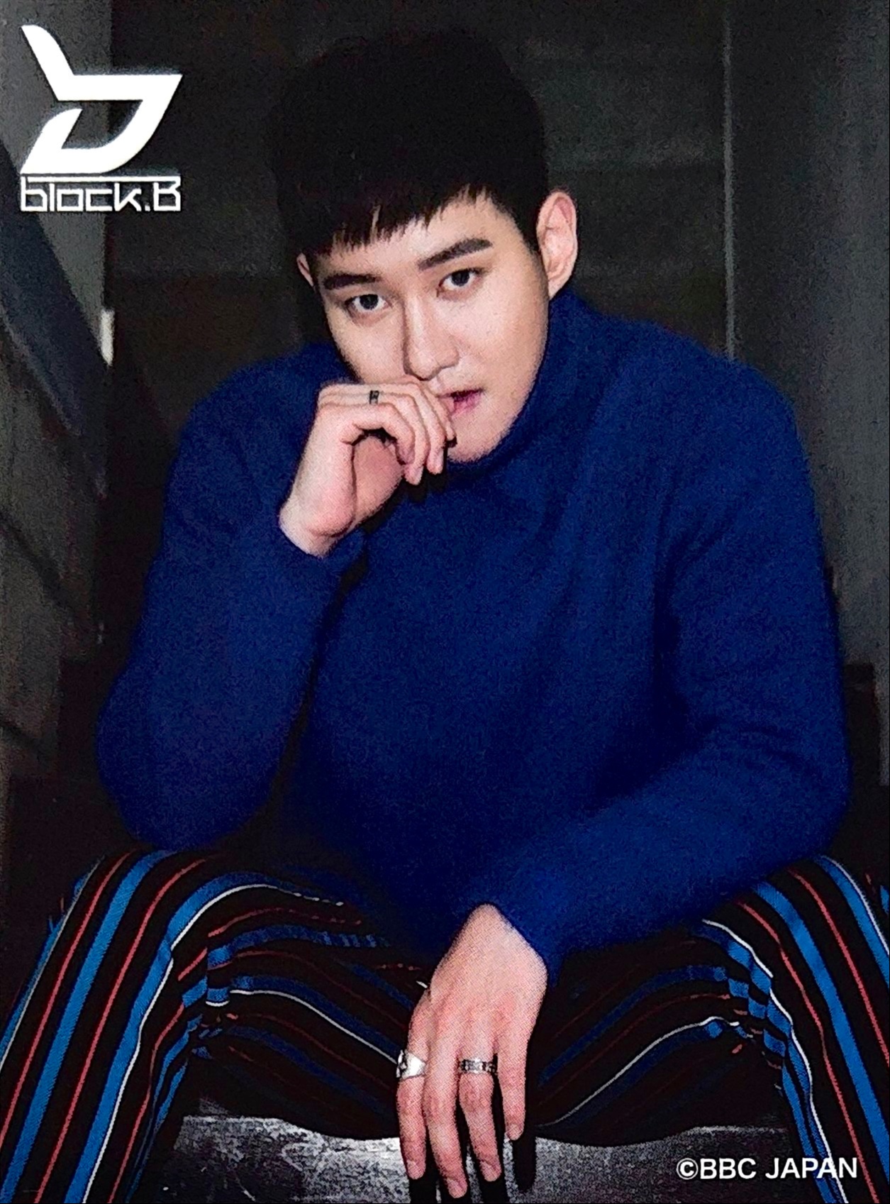 B-bomb Block B photocard from 3000 Yen Purchase Benefit - Trading Card