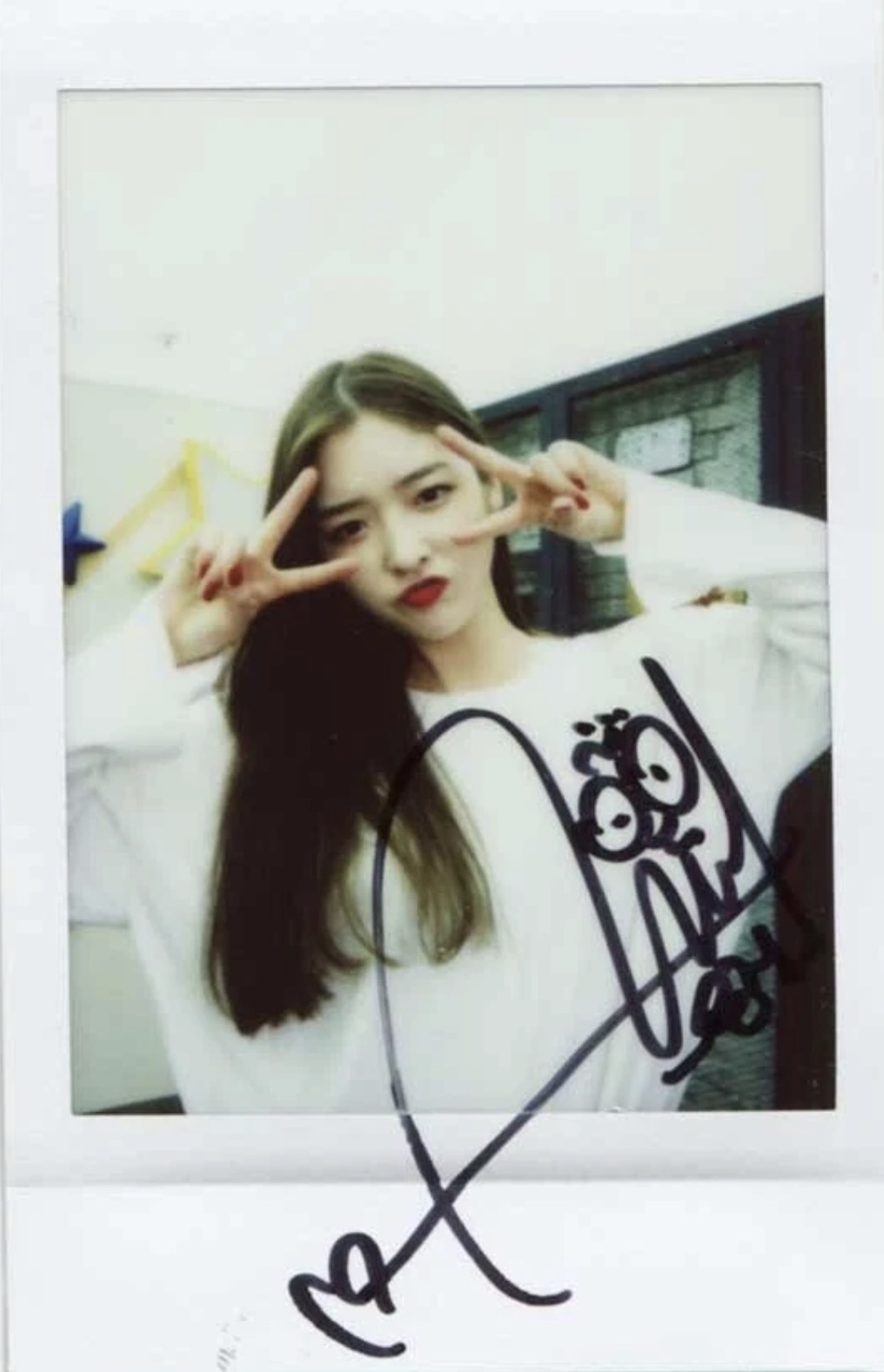 Autographed Polaroid Benefit