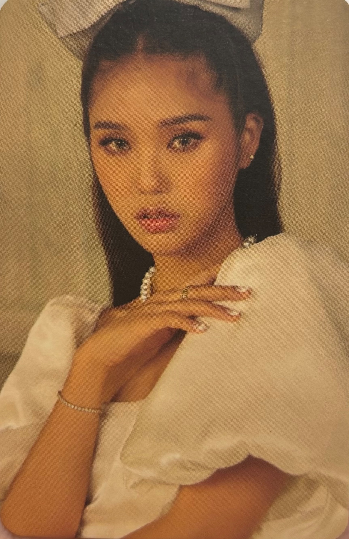 Mimi OH MY GIRL photocard - Golden Hourglass Stone Card