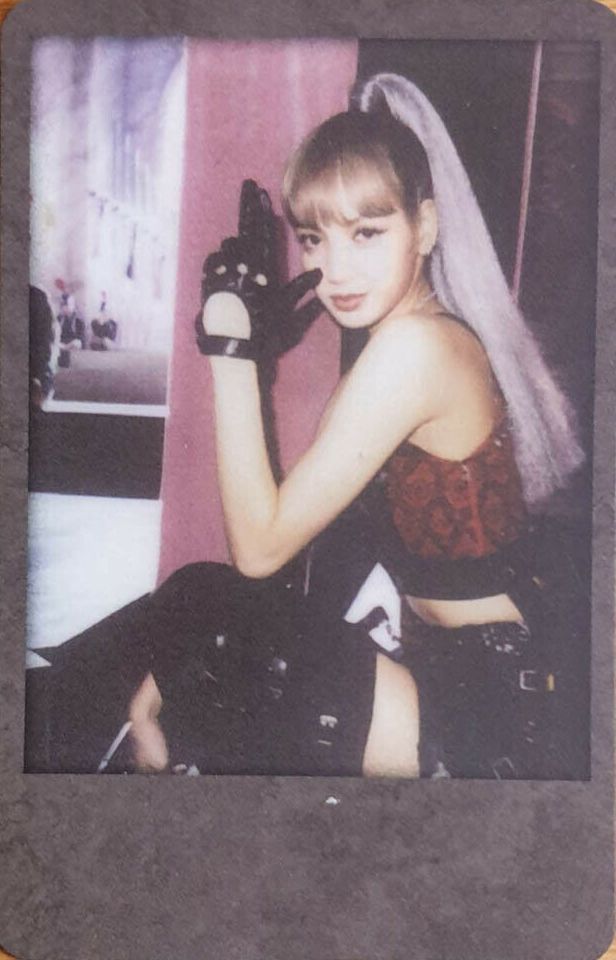 Lisa BLACKPINK photocard from Polaroid Photocard
