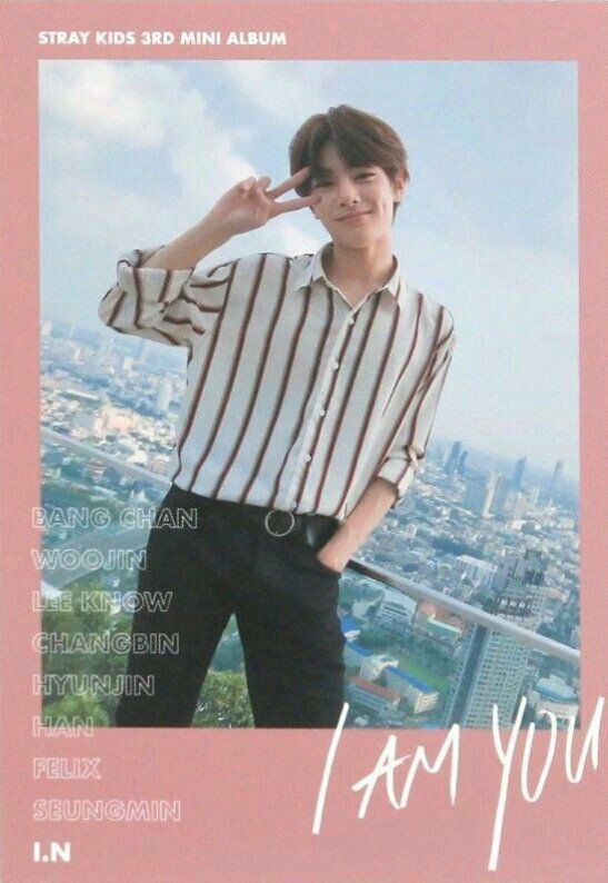 I.N Stray Kids photocard - I am YOU QR Photocard A ver.