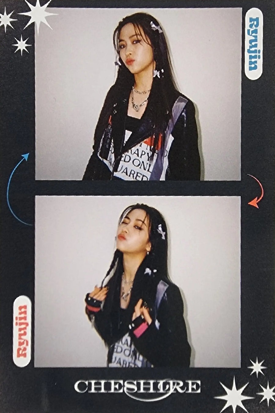 Ryujin ITZY photocard from Set Benefit