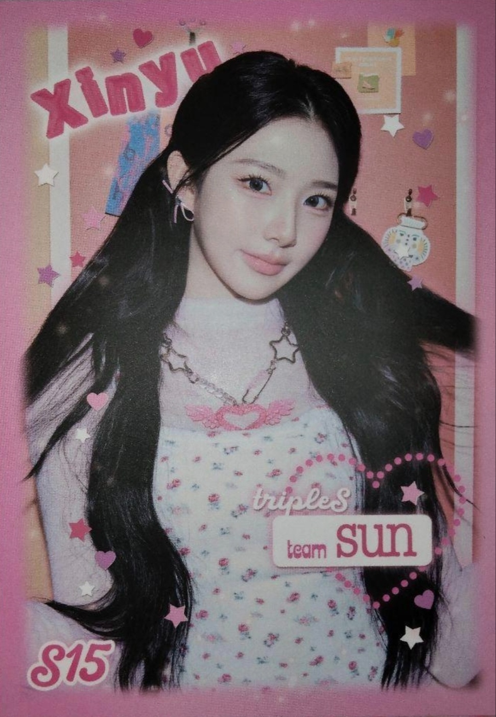 Xinyu tripleS photocard from Visual Card