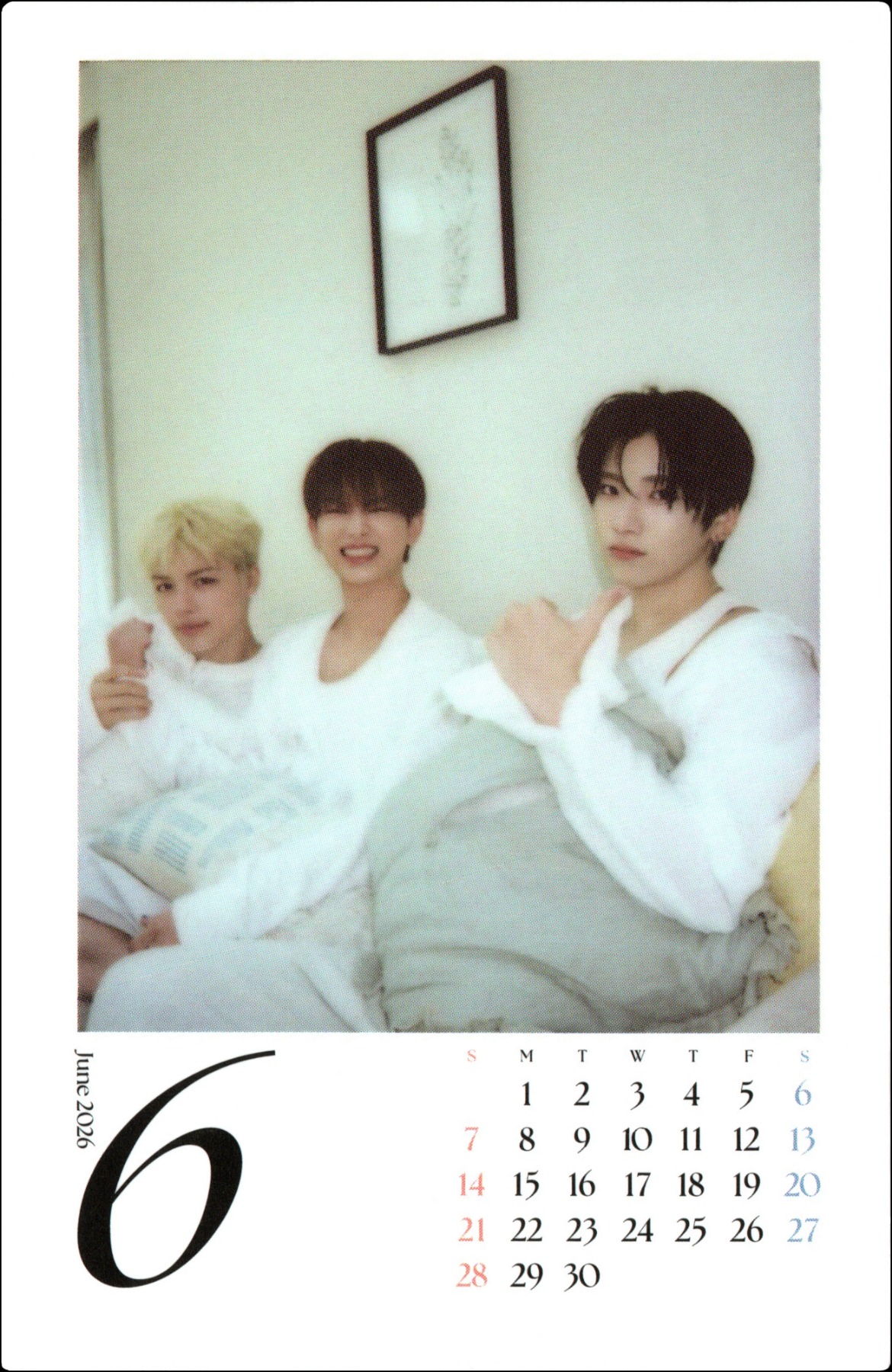 2026 Season's Greetings Instant Photo Calendar