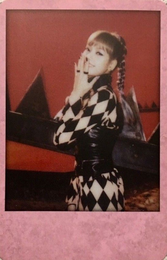 Lisa BLACKPINK photocard from Polaroid Photocard