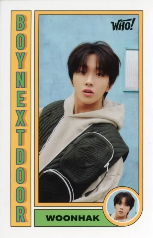 Woonhak BOYNEXTDOOR photocard from Trading Card Set