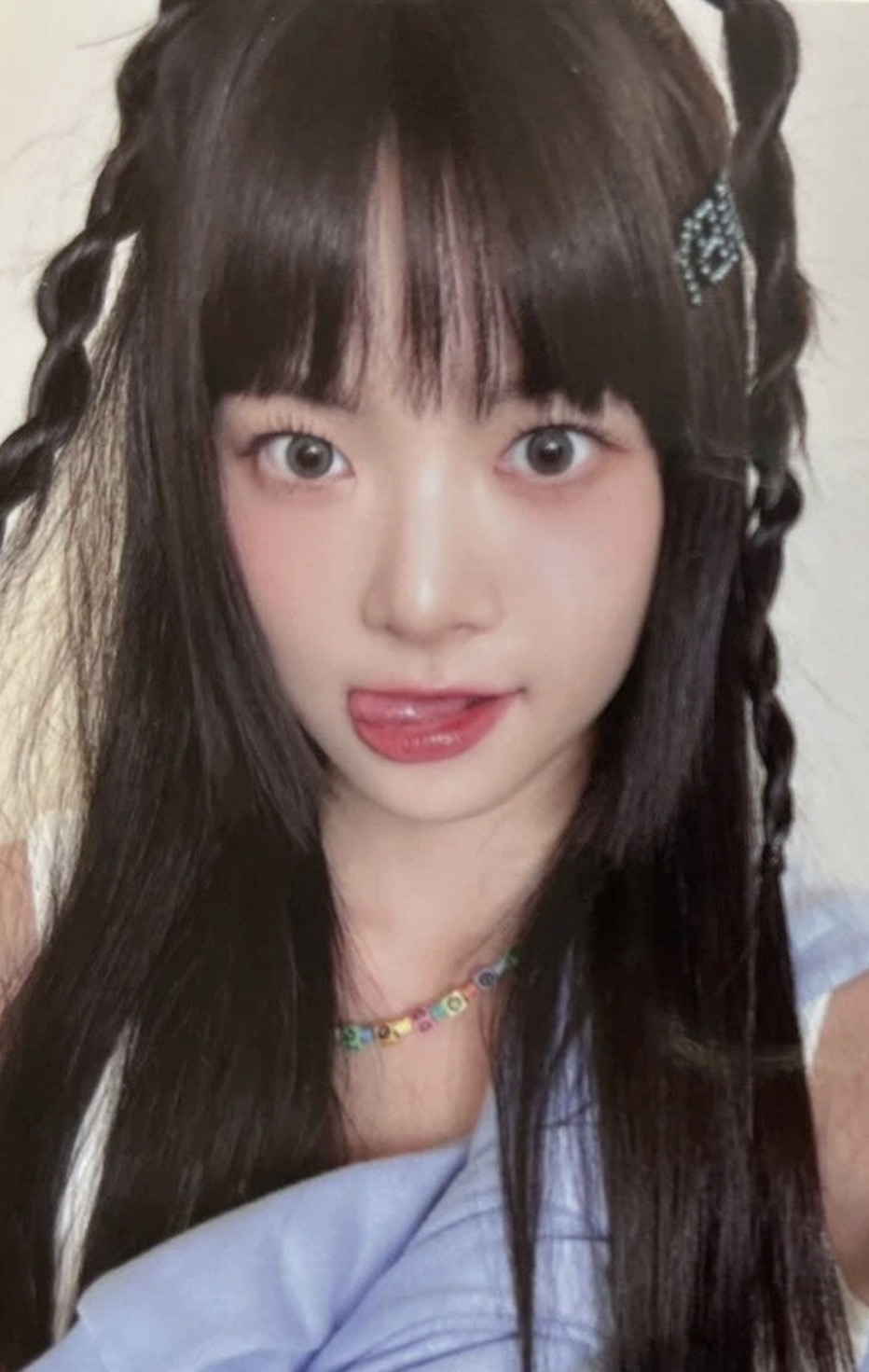 Eunchae LE SSERAFIM photocard from Qr card