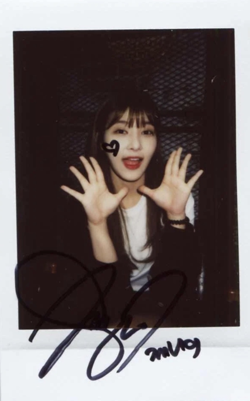 Jenny DIA photocard - Spell Autographed Polaroid