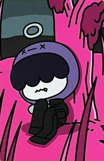 Hueningkai TXT photocard - 7TH YEAR: A Moment of Stillness in the Thorns PPULBATU Sticker Set