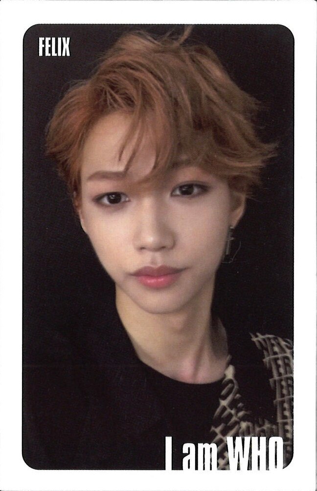 Felix Stray Kids photocard from Selfie Ver.