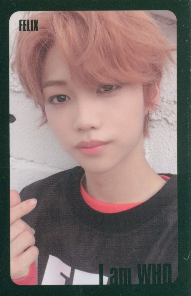 Felix Stray Kids photocard from Selfie Ver.