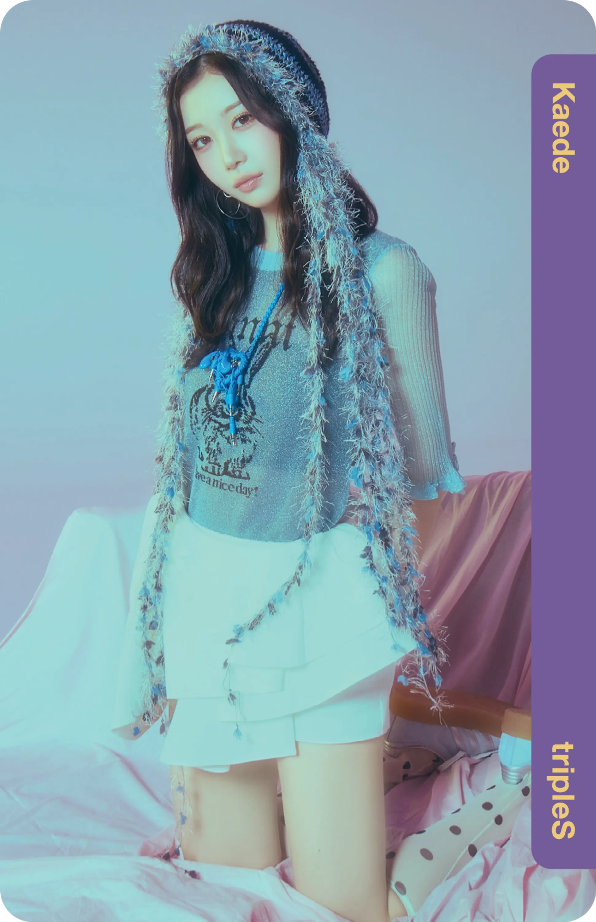 Kaede tripleS photocard from Objekt Benefit