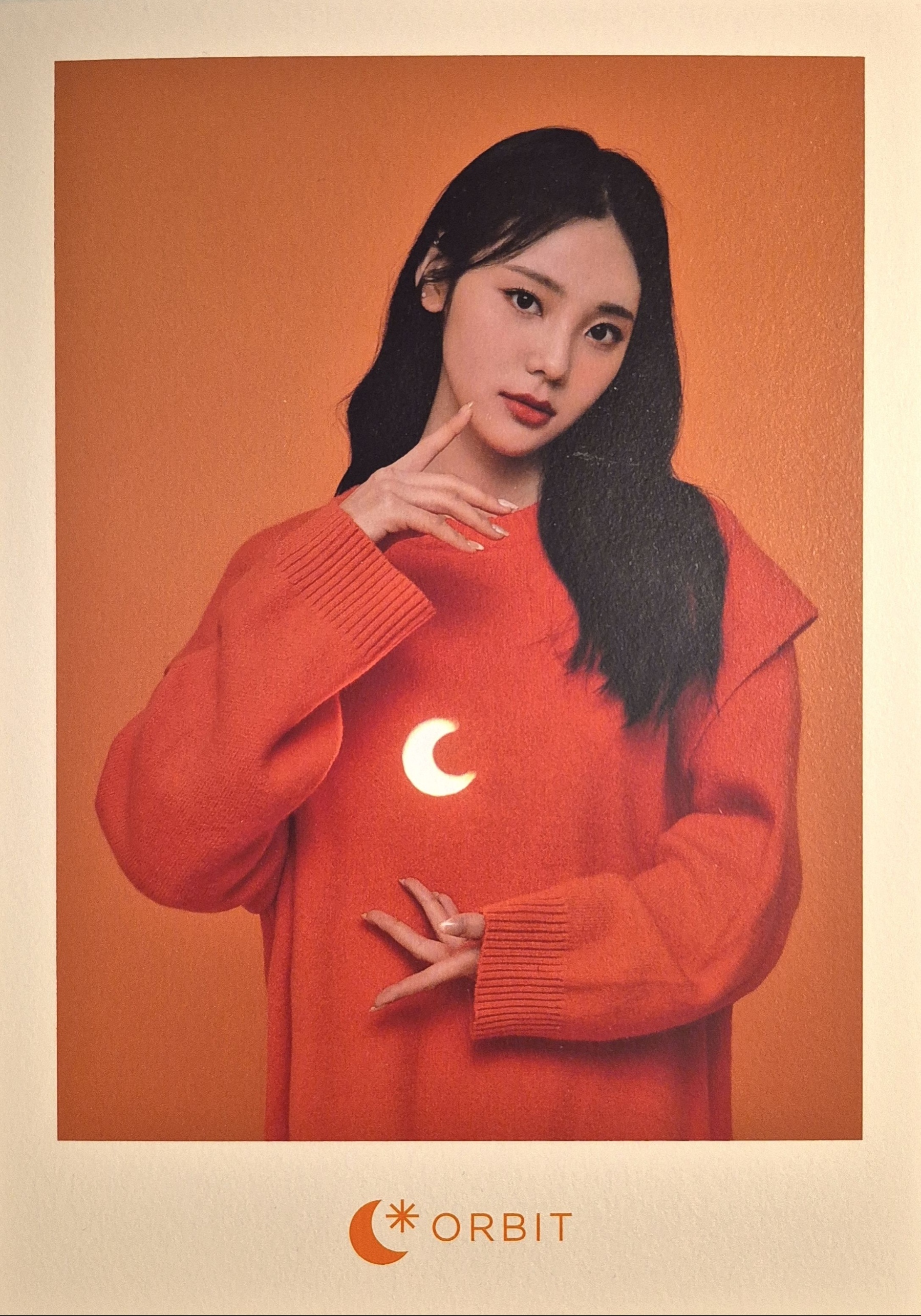 JinSoul LOONA photocard from Message Card