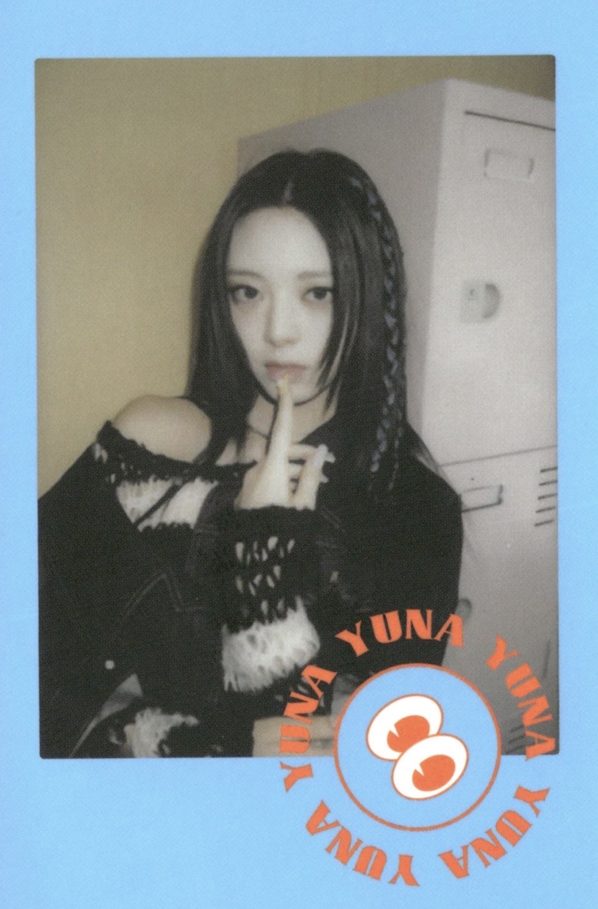 Yuna ITZY photocard from Polaroid