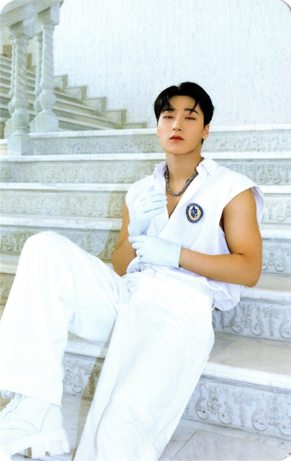 San ATEEZ photocard - THE WORLD EP.2:
OUTLAW Image Card (San ver.)