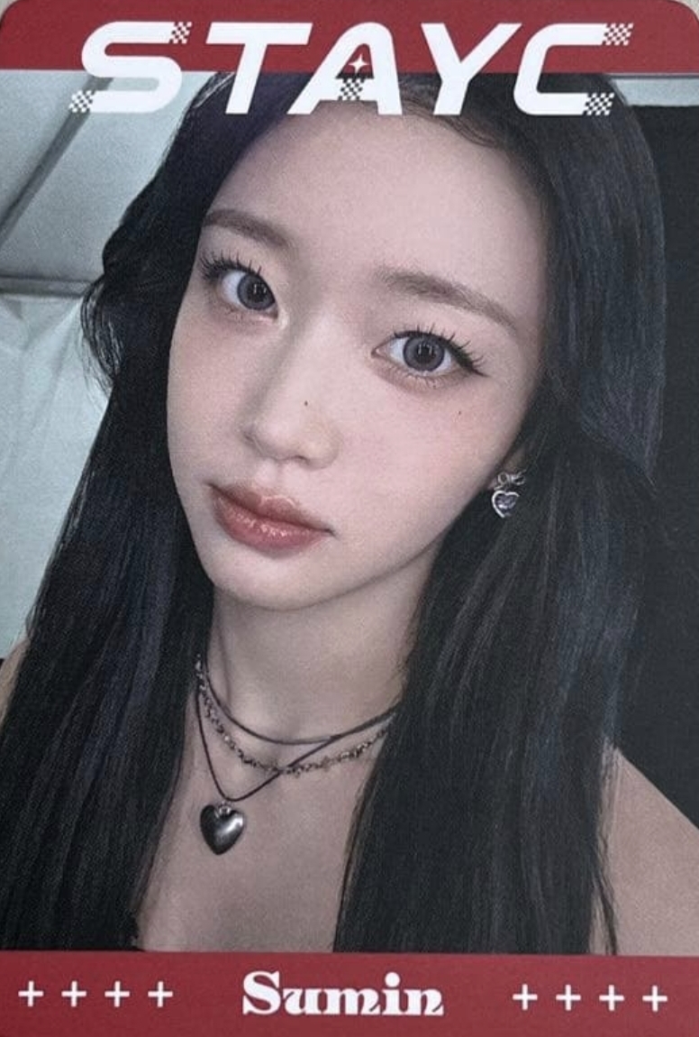 Sumin STAYC photocard - STAY ALIVE Lucky Draw