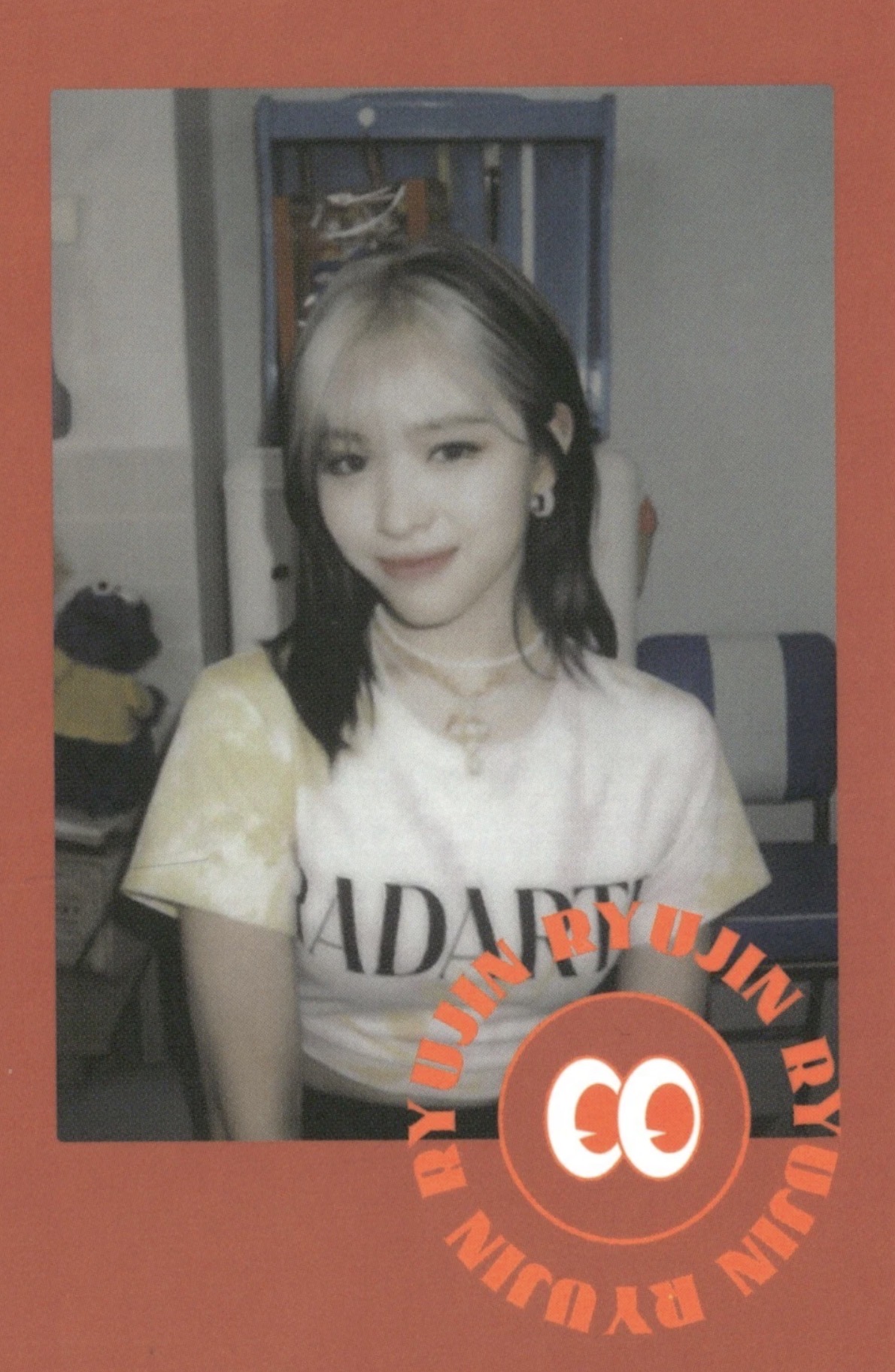 Ryujin ITZY photocard from Polaroid